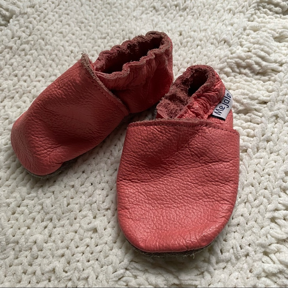 Dark Pink Toddler Moccasins